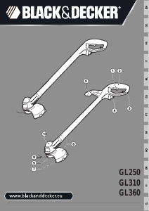 Manual Black and Decker GL360 Grass Trimmer