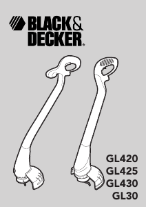 Manual Black and Decker GL420CX Aparador de relva