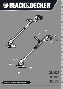 Manual Black and Decker GL4525 Grass Trimmer