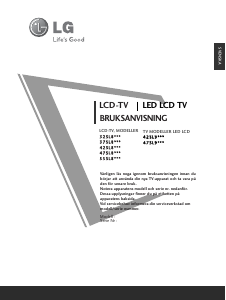 Bruksanvisning LG 55SL8500-ZA LCD TV