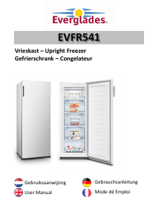 Handleiding Everglades EVFR541 Vriezer