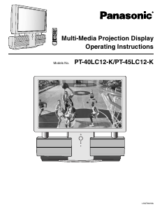 Bruksanvisning Panasonic PT-45LC12K TV