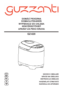 Návod Guzzanti GZ-620 Domáca pekáreň