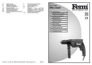 Εγχειρίδιο FERM PDM1001 Κρουστικό δράπανο