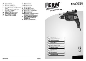 Handleiding FERM PDM1007 Klopboormachine