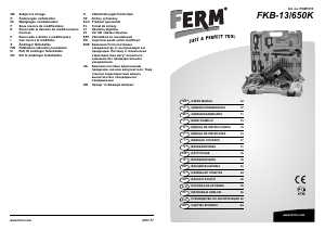Manuál FERM PDM1015 Vrtací kladivo