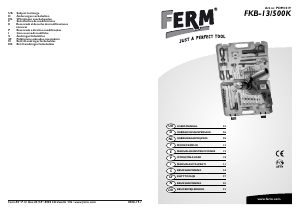 Bedienungsanleitung FERM PDM1019 Schlagbohrmaschine