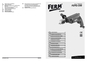 Rokasgrāmata FERM PDM1020 Triecienurbis