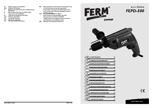 Instrukcja FERM PDM1026 Wiertarka udarowa