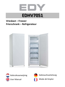 Mode d’emploi Edy EDHV7051 Congélateur
