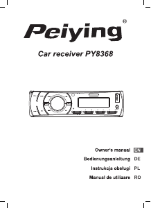 Manual Peiying PY-8368 Player auto