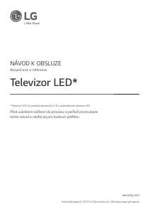 Manual LG 43UM7100PLB Televizor LED