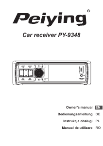 Manual Peiying PY-9348 Car Radio