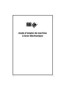Mode d’emploi FAR LF8200/2 Lave-linge