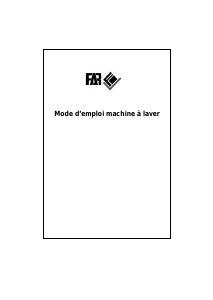 Mode d’emploi FAR LF9100 Lave-linge
