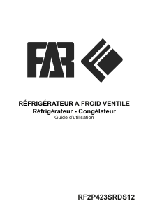 Mode d’emploi FAR RF2P423SRDS12 Réfrigérateur combiné