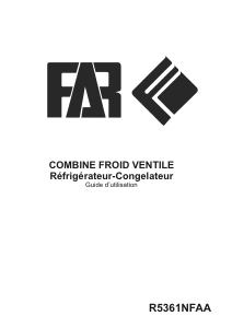 Mode d’emploi FAR R5361NFAA Réfrigérateur combiné
