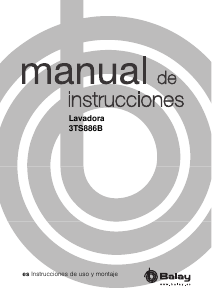 Manual de uso Balay 3TS886B Lavadora