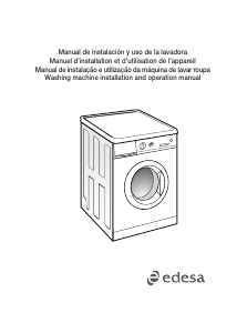 Manual de uso Edesa L-836 Lavadora