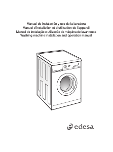 Manual de uso Edesa LP-836 Lavadora