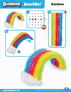 Manual Spinmaster BunchBot Rainbow
