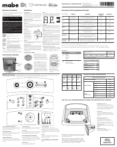 Manual de uso Mabe LMA70200WGAB0 Lavadora