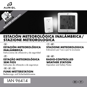 Manuale Auriol Z 31915 Stazione meteorologica