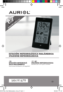 Manuale Auriol Z31601 Stazione meteorologica