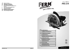 Mode d’emploi FERM CSM1012 Scie circulaire