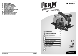 Manual FERM CSM1015 Serra circular