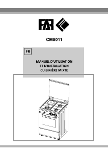 Mode d’emploi FAR CM5011 Cuisinière