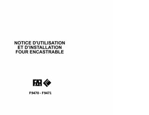 Mode d’emploi FAR F9470 Four