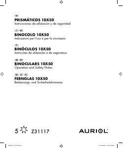 Handleiding Auriol Z31117 Verrekijker