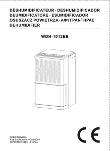 Manual Equation WDH-1012EB Desumidificador