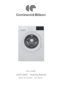 Mode d’emploi Continental Edison CELL1014IWP Lave-linge