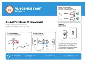 Handleiding BlueBuilt CBL328 20.000 mAh Mobiele oplader