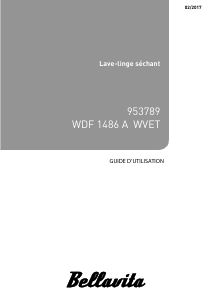Mode d’emploi Bellavita WDF 1486 A WVET Lave-linge séchant