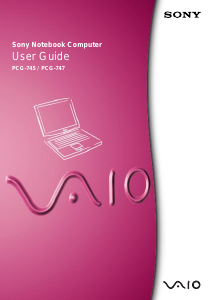 Bruksanvisning Sony Vaio PCG-745 Bärbar dator