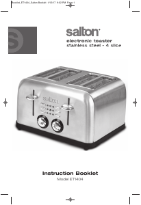 Handleiding Salton ET1404B Broodrooster