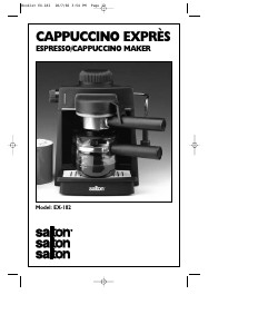 Bruksanvisning Salton EX182 Espressomaskin