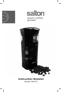 Bruksanvisning Salton CG1770 Kaffekvarn