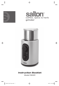 Bruksanvisning Salton CG1451 Kaffekvarn