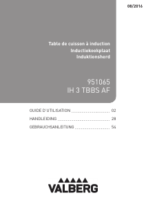 Handleiding Valberg IH 3 TBBS AF Kookplaat