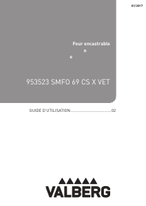 Mode d’emploi Valberg SMFO 69 CS X VET Four