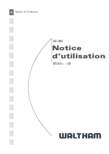 Mode d’emploi Waltham WT 1207 A++ VTB Lave-linge