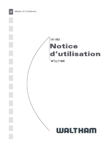 Mode d’emploi Waltham WTLL 710 W Lave-linge