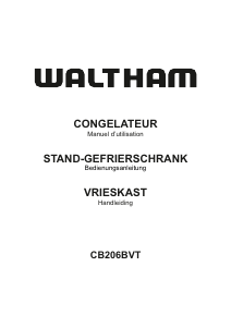Mode d’emploi Waltham CB206BVT Congélateur