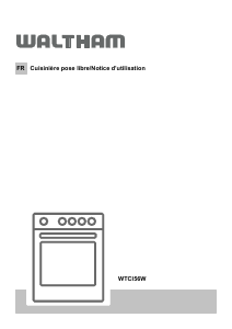 Mode d’emploi Waltham WTCI 56 W Cuisinière