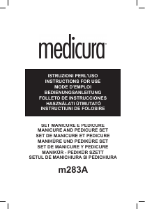 Manual de uso Medicura M283A Set de manicura-pedicura