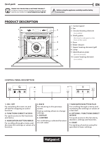 Bruksanvisning Hotpoint SI9 S8C1 SH IX H Ugn